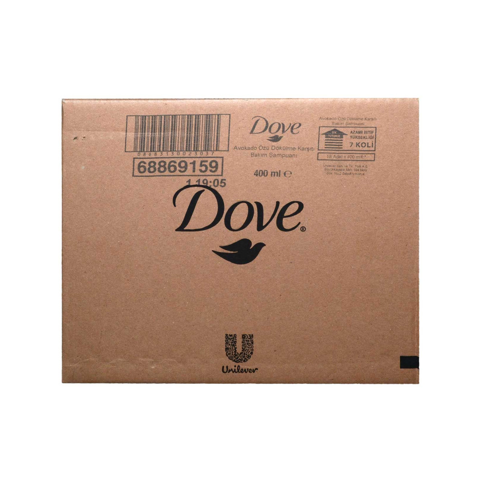 Dove Şampuan 400 ml Saç Dökülmesine Karşı Bakım Avokado Özü