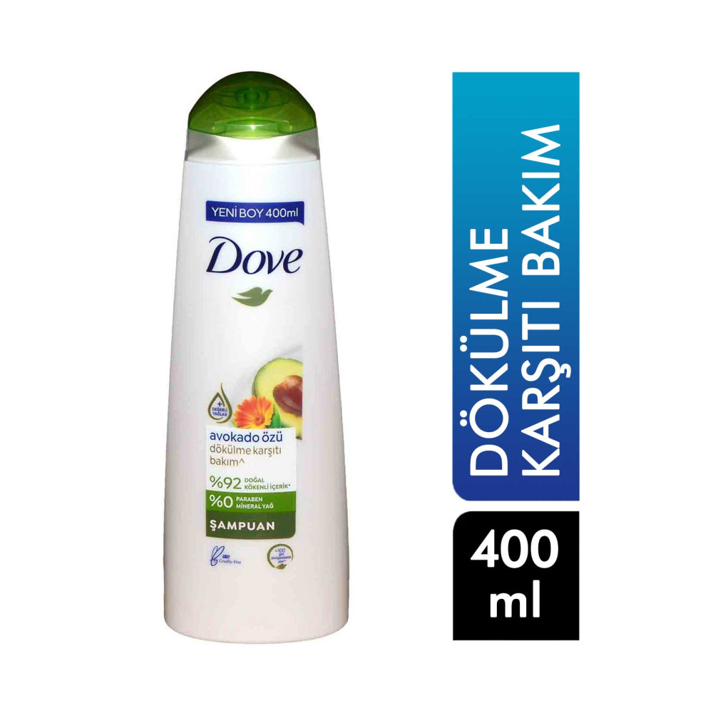 Dove Şampuan 400 ml Saç Dökülmesine Karşı Bakım Avokado Özü Şampuan ve Saç Kremi Fiyatı