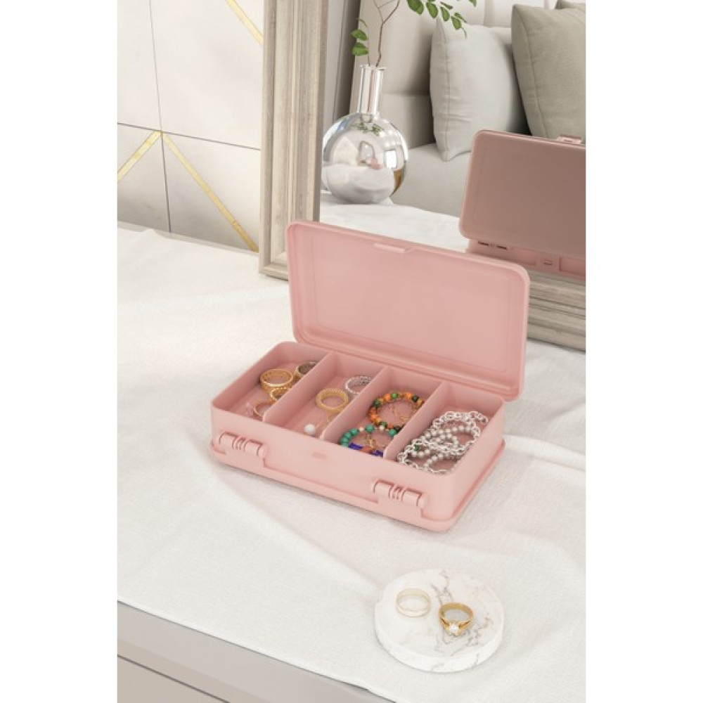 Dovi Home Hope Makyaj ve Kozmetik Düzenleyici Organizer Pudra Pembe Pudra Pembe Makyaj Fırça ve Aksesuarları Fiyatı