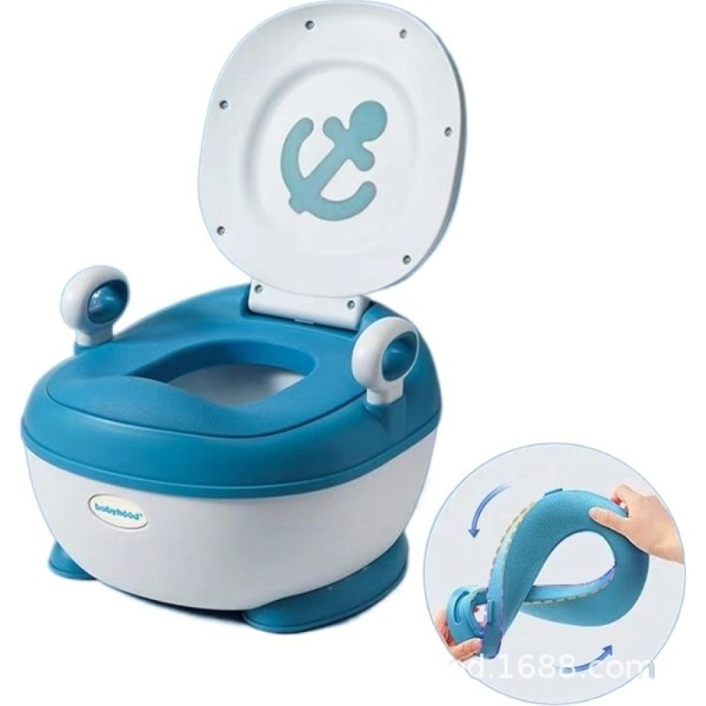 Downerer Bebek Çocuk Tuvaleti Erkek ve Dişi Bebek Taşınabilir Küçük Tuvalet Bebek Büyük Çekmece Tuvalet (Yurt Dışından) - Açık Mavi Klozet Adaptörü Fiyatı