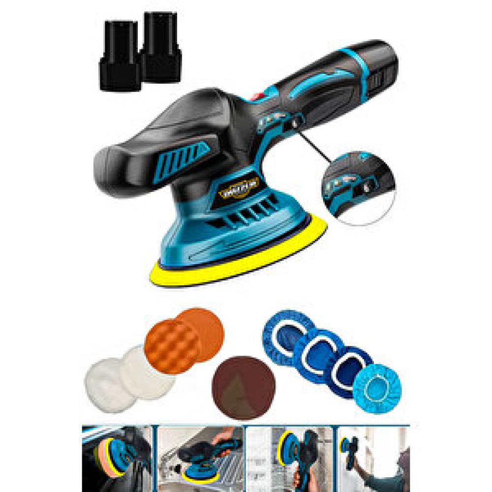 Dozzer Maxstar Orb1420 Devir Ayarlı 2x Akülü Orbital Eksantirik Polisaj Pasta Zımpara Makinesi 1150 ml Zımparalama Makinesi Fiyatı