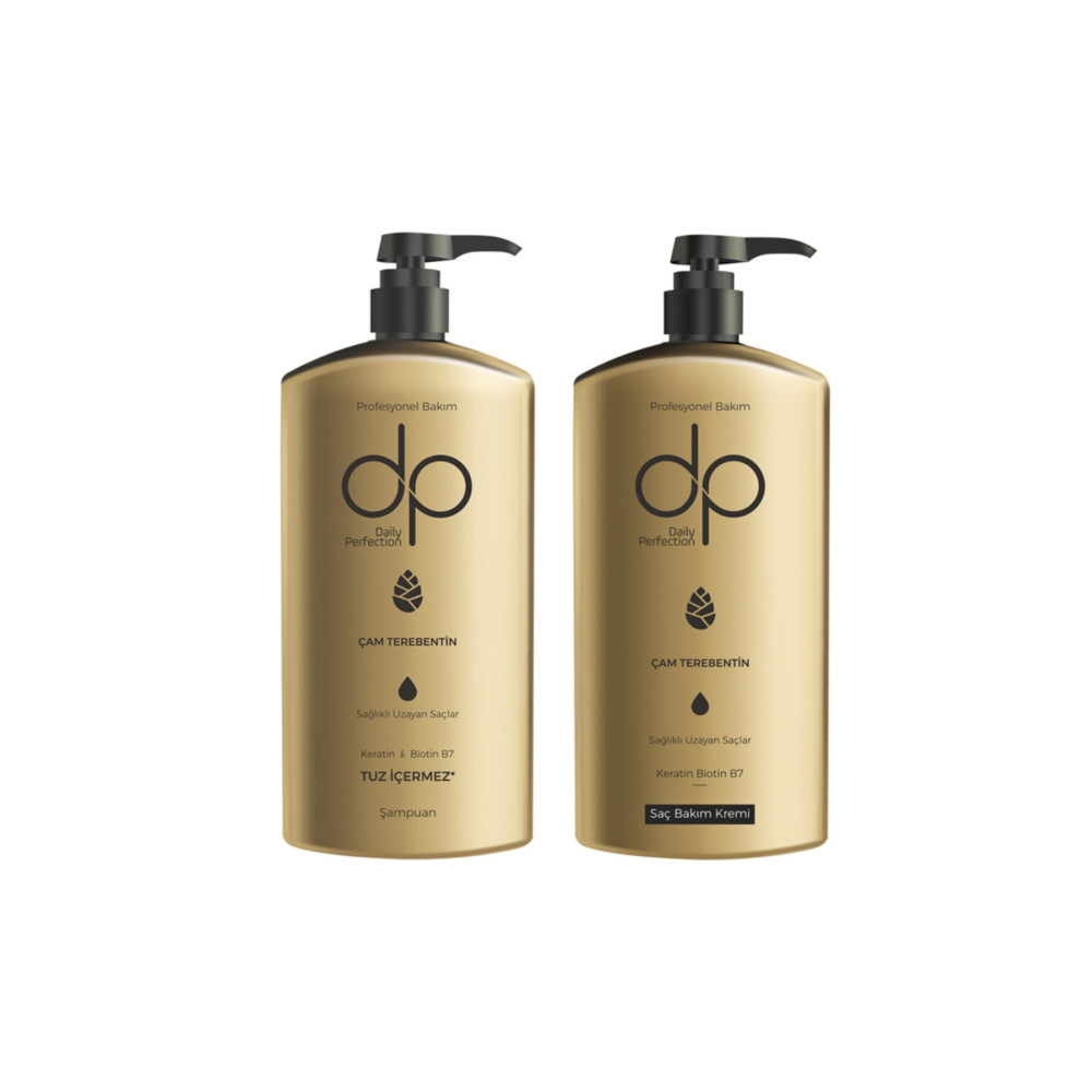 dp Daily Perfection 1 Adet Çam Terebentin Şampuan 500 ml 1 Adet Çam Terebentin Saç Kremi 500 ml Şampuan ve Saç Kremi Fiyatı