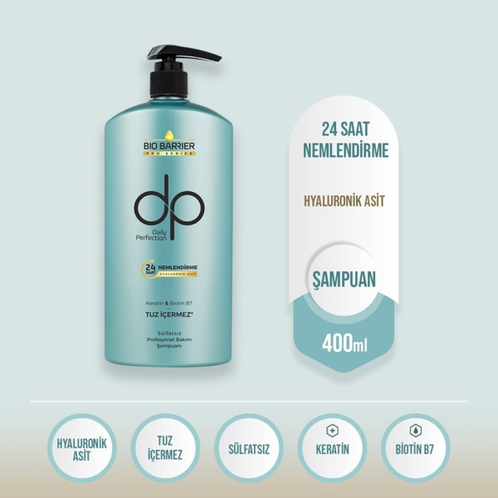Dp Daily Perfection Bio Barrier 24 Saat Nemlendirici Şampuan 400 ml Şampuan ve Saç Kremi Fiyatı