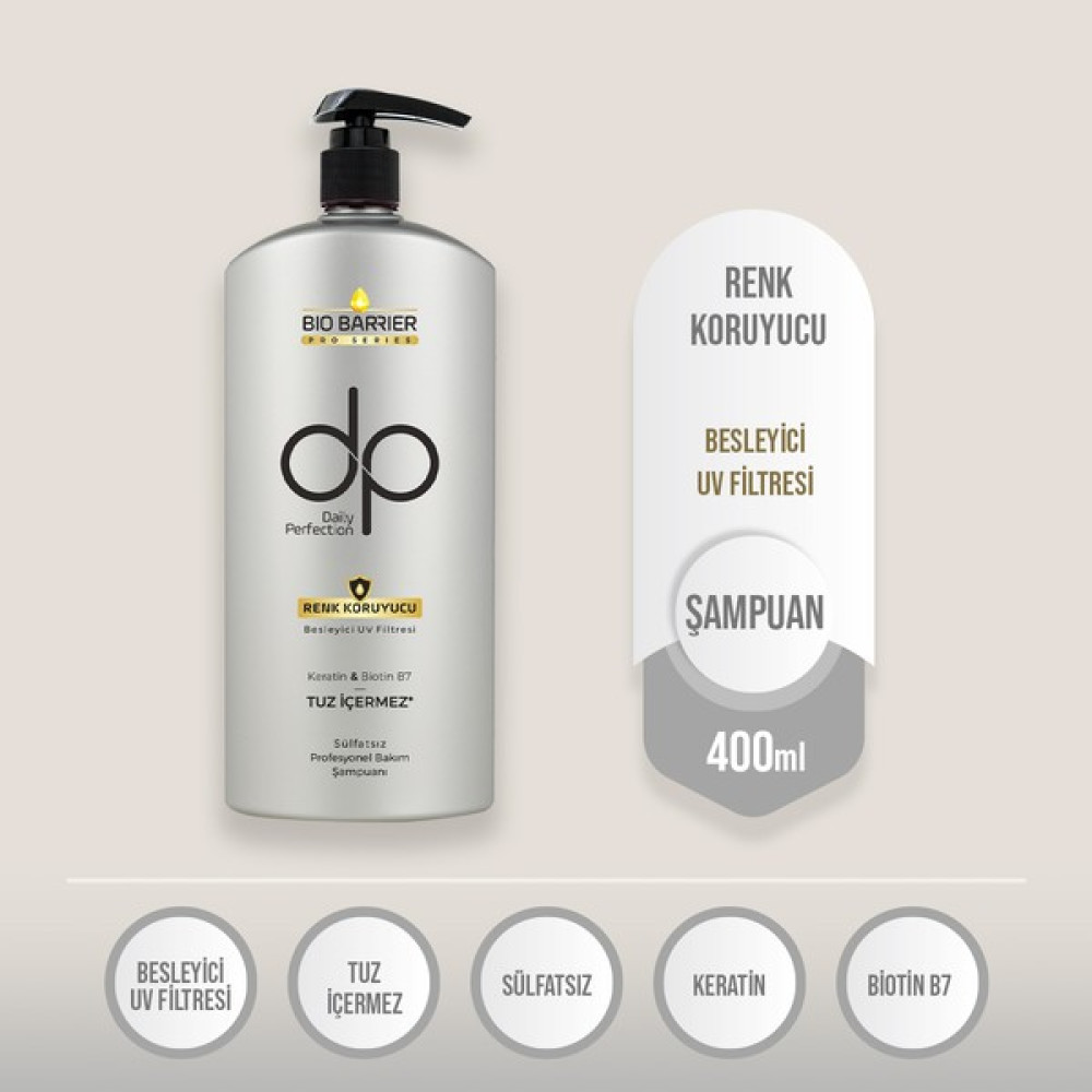 Dp Daily Perfection Bio Barrier Şampuan Renk Koruyucu 400 ml Şampuan ve Saç Kremi Fiyatı