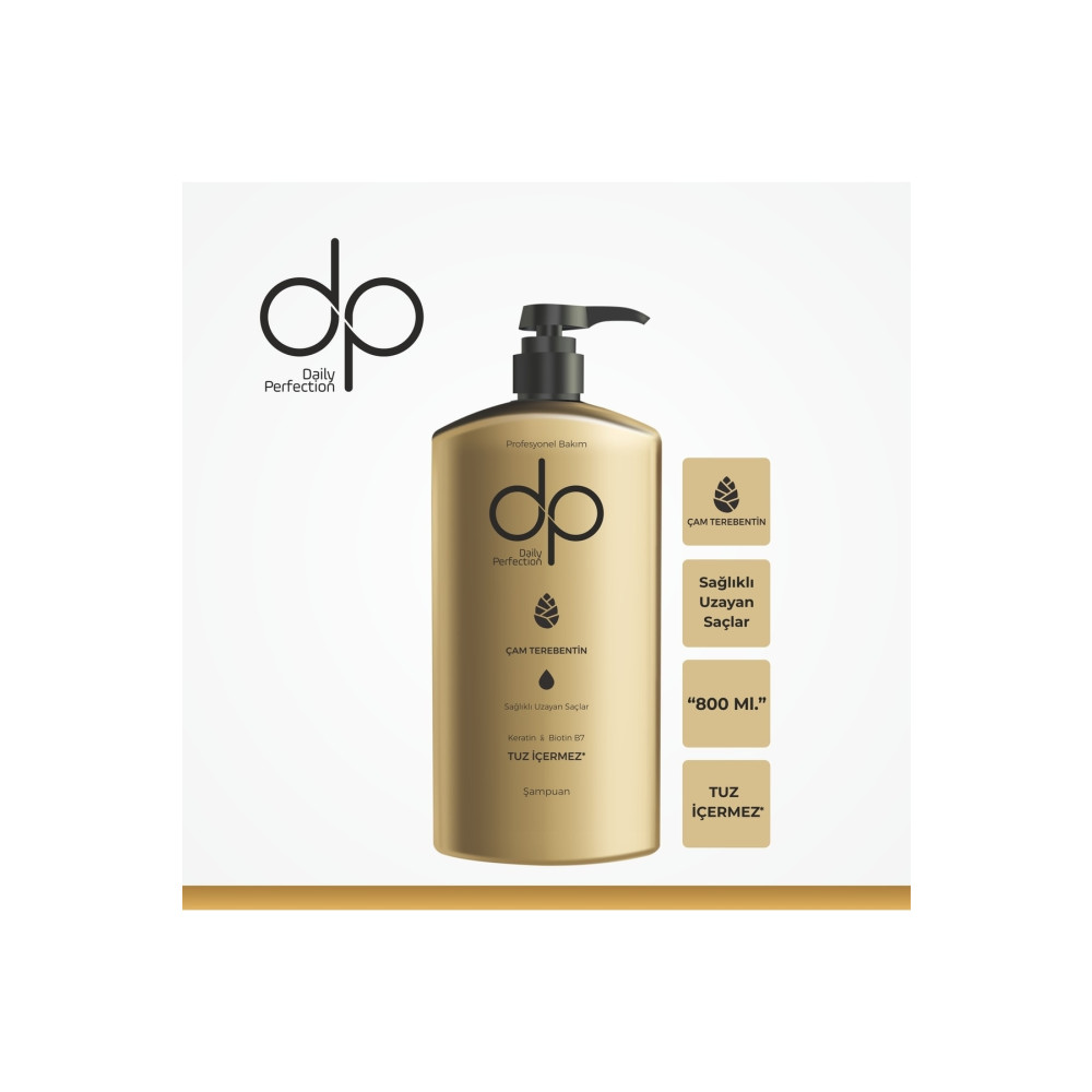 dp Daily Perfection Tuzsuz Şampuan Çam Terebentin 800 ml Şampuan ve Saç Kremi Fiyatı