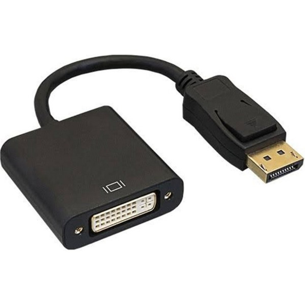 Dp Display Port To DVI Çevirici Kablo Dp To Adaptör 24+5pin - 20CM - Siyah Bilgisayar Çevirici ve Adaptörü Fiyatı