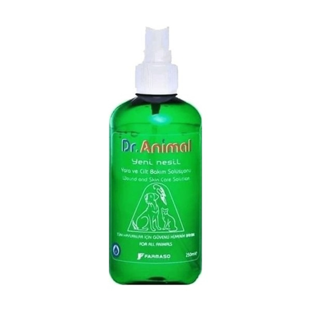 Dr. Animal Health Yara ve Cilt Bakım Solüsyonu 250 ml Evcil Hayvan Ürünleri Fiyatı