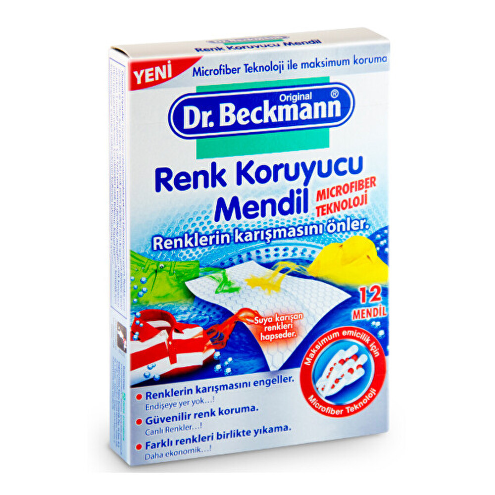 Dr. Beckmann Dr Beckmann Renk Koruyucu Mendil 12 Adet Çamaşır Makinesi Ürünleri Fiyatı