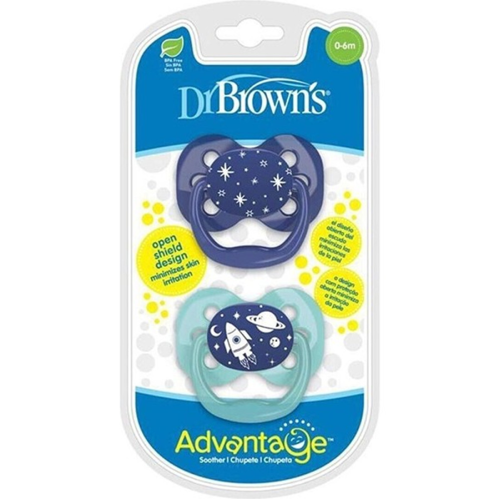 Dr Browns Dr. Brown's Advantage Emzik 0-6 Ay Mavi Ikili Paket - 0 - 6 Ay Emzik Fiyatı