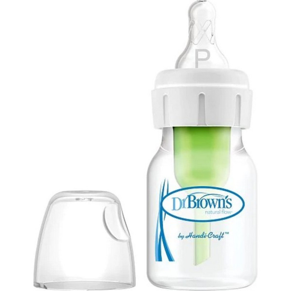 Dr Brown's Prematüre Options Mini Dar Ağız PP Biberon 60 Ml - Yeşil Biberon Fiyatı