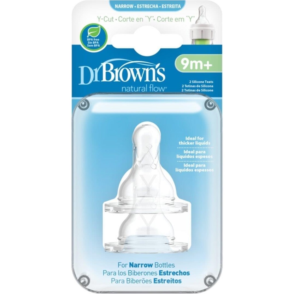 Dr Brown's Y Kesim Dar Ağız Silikon Options+ Biberon Emziği, Ikili Paket Biberon Fiyatı