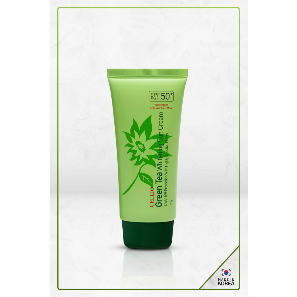 DR. CELLIO Green Tea Içeren Yatıştırıcı Leke Ve Akne Karşıtı Koruyucu Spf50+ Pa+++ Uva/uvb Güneş Koruyucu Krem Güneş Kremleri ve Losyonları Fiyatı