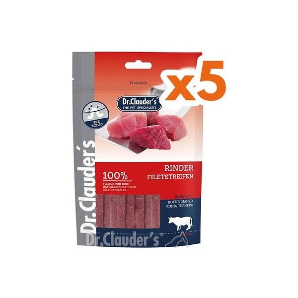 Dr. Clauder's Dr. Clauders Beef Biftekli Köpek Ödül Çubukları 80 gr - (80 gr x 5 Adet) Evcil Hayvan Ürünleri Fiyatı