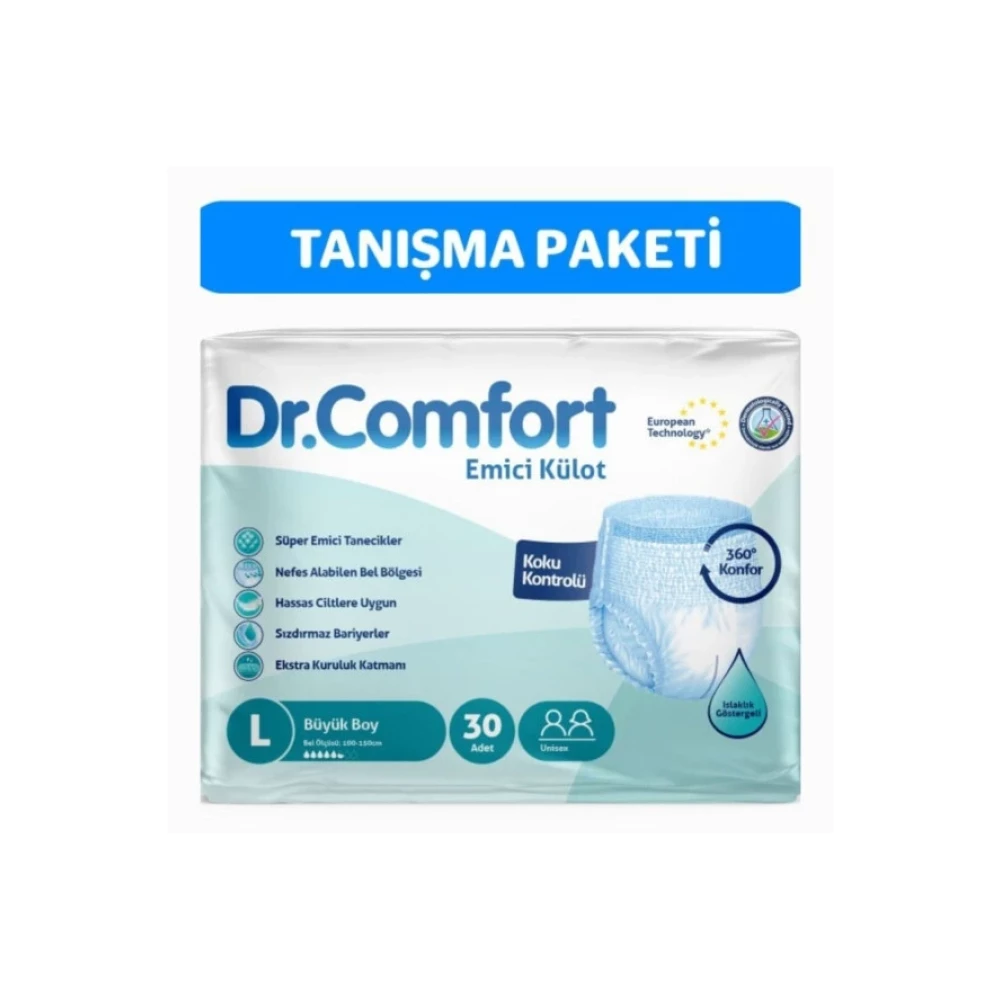 Dr. Comfort Yetiskin Belbantli Hasta Bezi Large 30'Lu Hasta Bezleri ve Temizliği Fiyatı