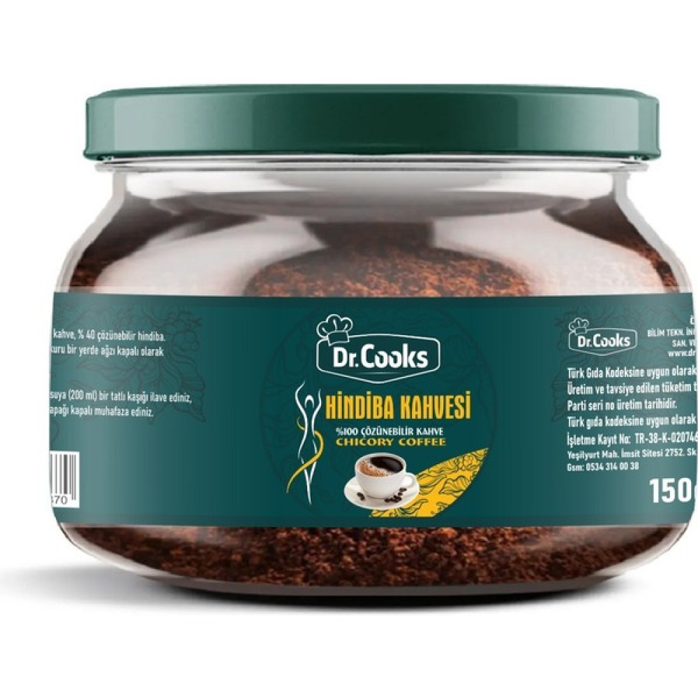 Dr. Cooks Detox Diyet Hindiba Kahvesi 1 Aylık - (60 Kullanım) Net 150GR - 150 gr Kahve Fiyatı
