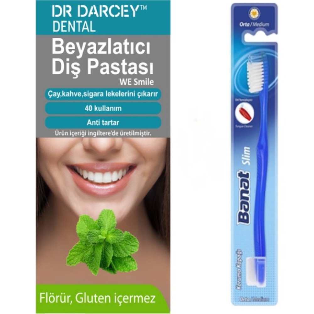 Dr Darcey Beyazlatıcı Diş Pastası 20 gr Banat Diş Fırçası Diş Beyazlatıcılar Fiyatı