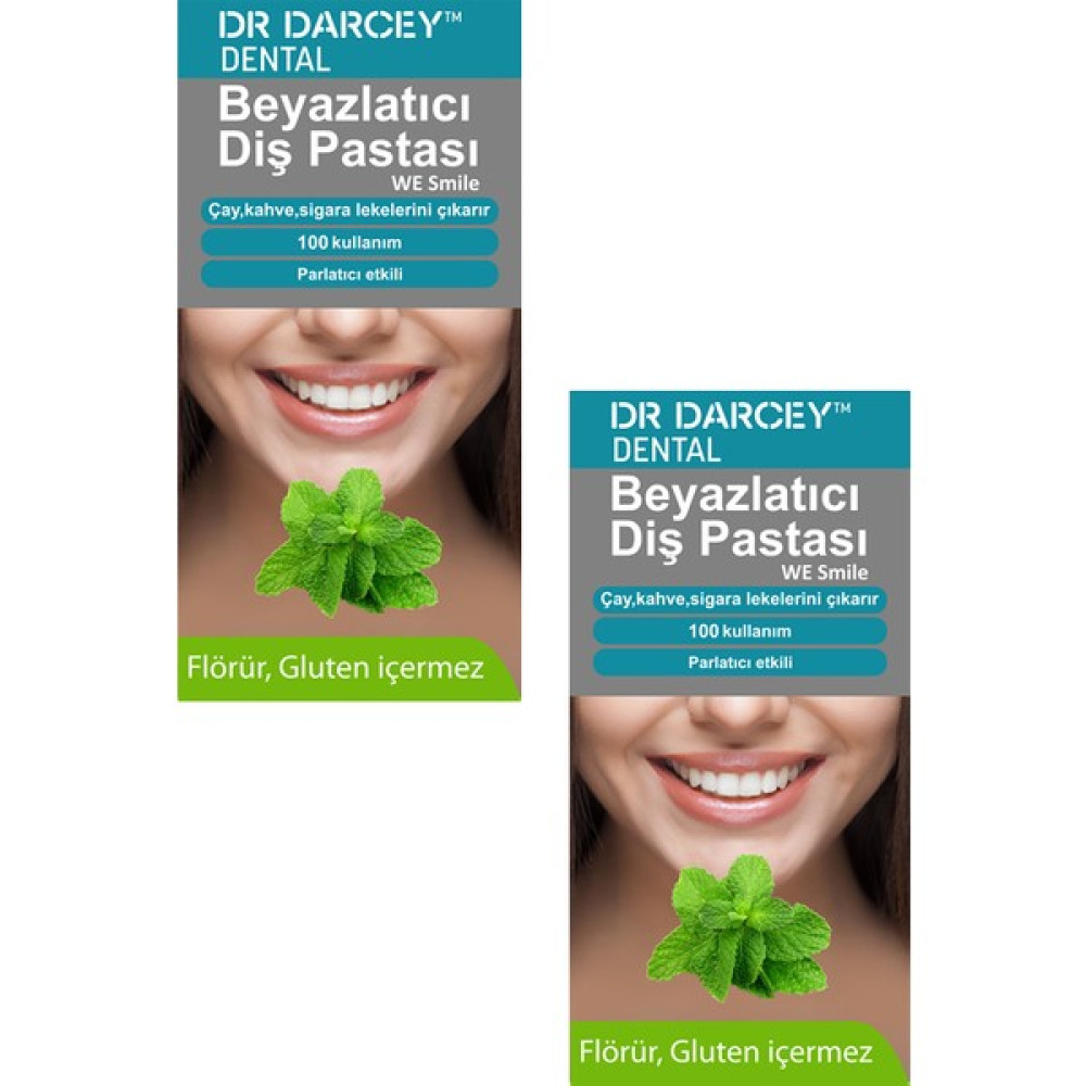 Dr Darcey Büyük Boy Beyazlatıcı Diş Pastası 2 Adet x 50 gr Diş Beyazlatıcılar Fiyatı