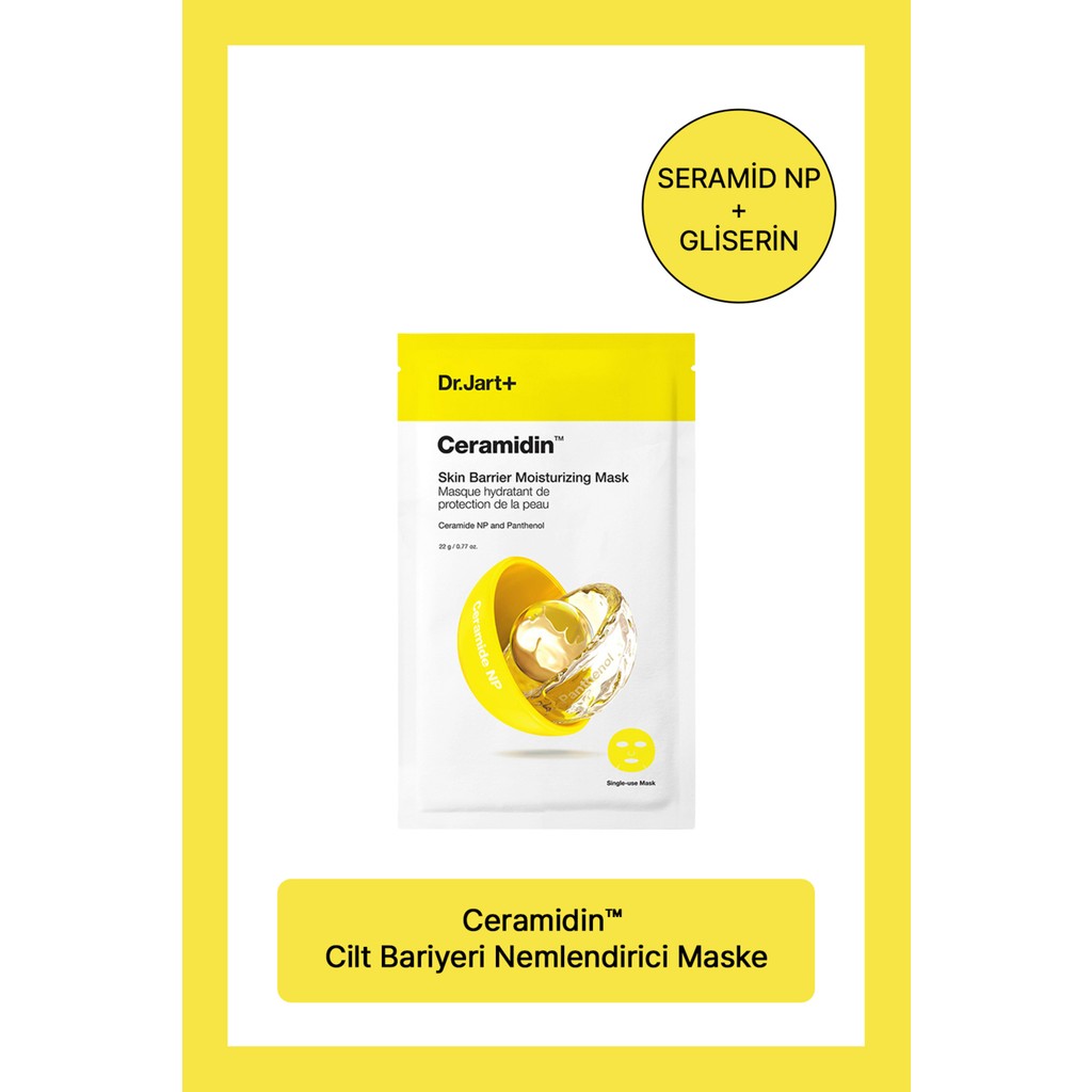 Dr. Jart+ Ceramidin - Cilt Bariyeri Nemlendirici Maske 22GM/.77OZ - Seramid Maskeler Fiyatı