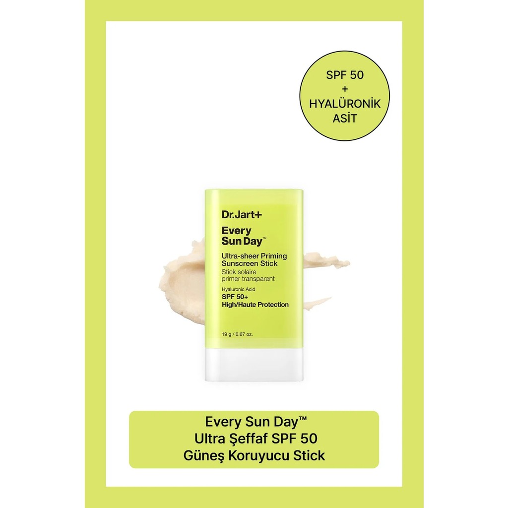 Dr. Jart+ Every Sun Day Ultra Şeffaf Spf 50 Güneş Koruyucu Stick 19GM/.67OZ Diğer Fiyatı