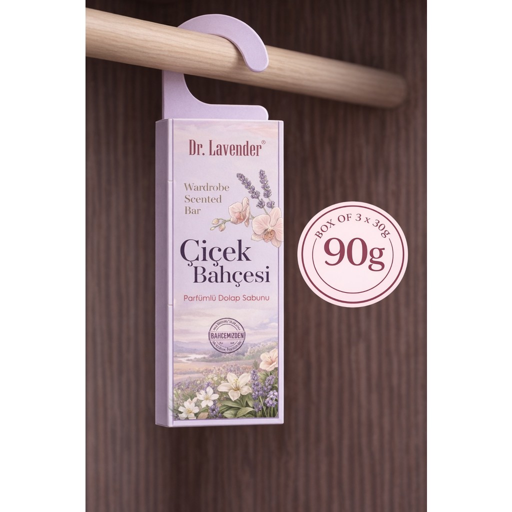 Dr. Lavender Dolap Sabunu Çiçek Bahçesi 3’lü Set – Floral Kokulu Dolap & Gardırop Ferahlatıcı Gardrop & Dolap Fiyatı