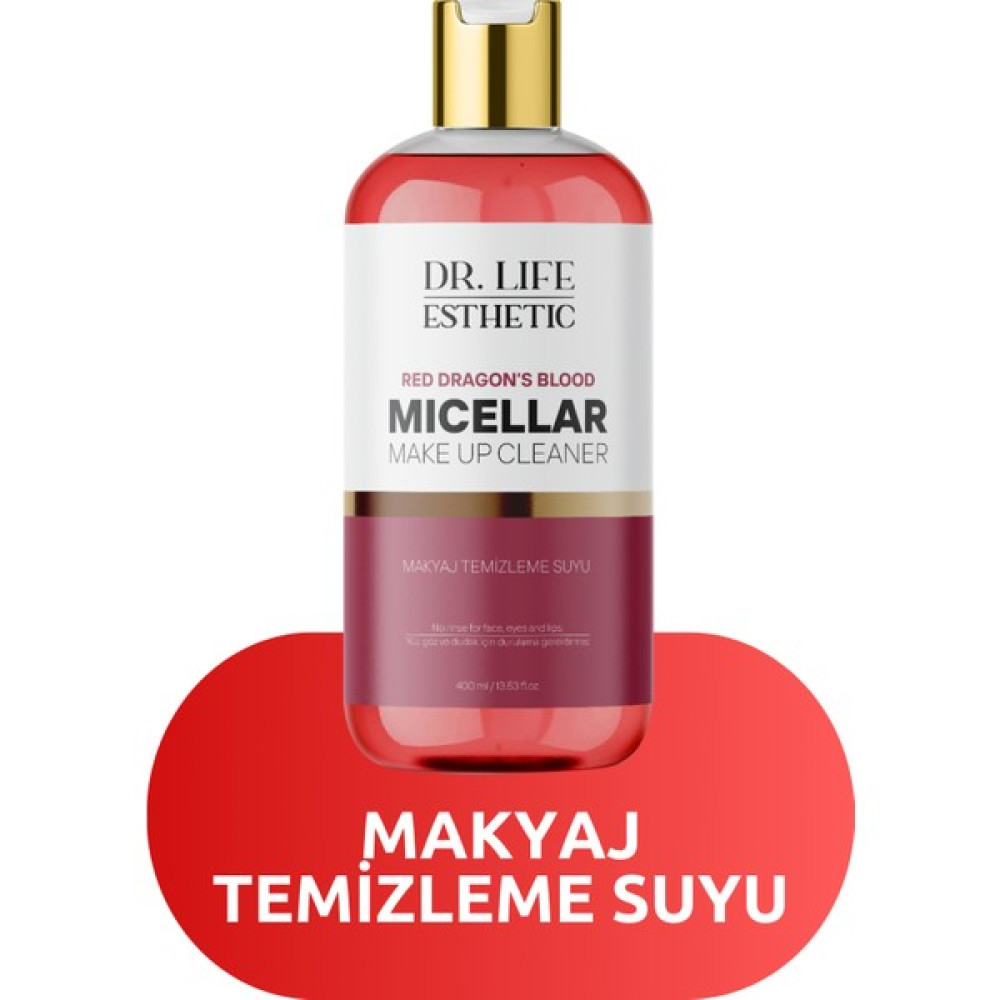 Dr. Life Red Dragon’s Blood Micellar Gözenek Sıkılaştırıcı Makyaj Temizleme Suyu 400 ml Makyaj Temizleyicileri Fiyatı