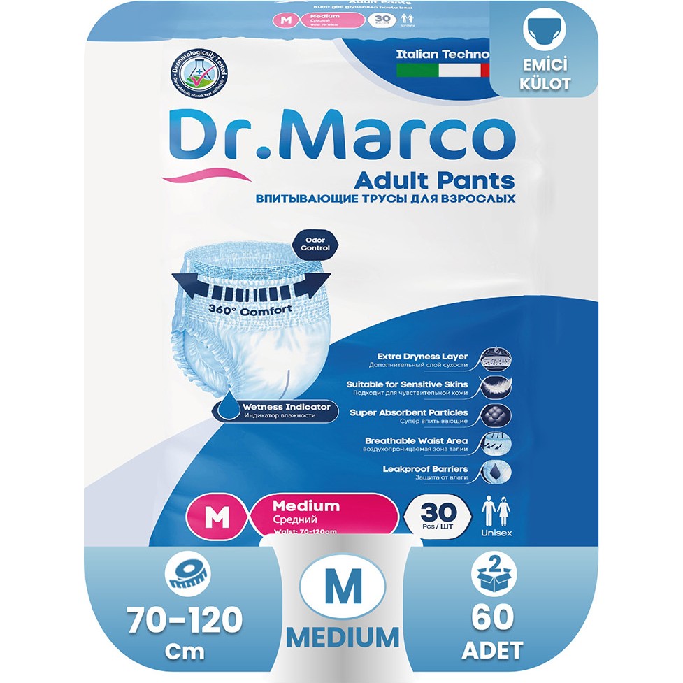 Dr Marco Dr.marco Yetişkin Emici Külot Medium 60 Adet - M SSD / Solid State Drive Fiyatı