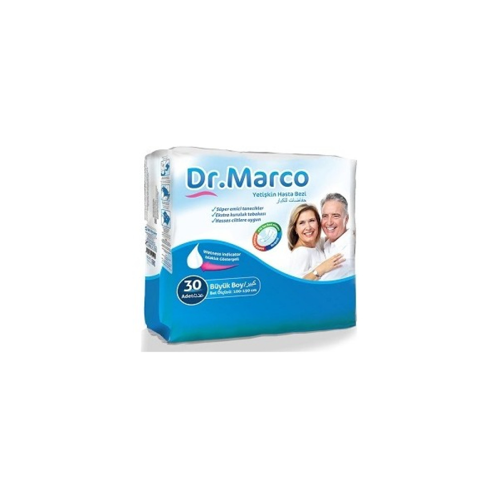 Dr. Marco Yetişkin 30'lu Hasta Bezi Large - L Hasta Bezleri ve Temizliği Fiyatı