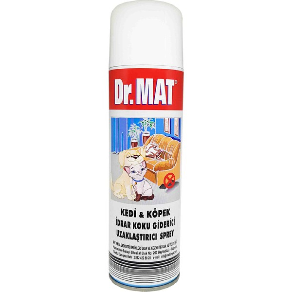 Dr. Mat Kedi ve Köpek İdrar Koku Giderici Sprey 500 ml Evcil Hayvan Ürünleri Fiyatı