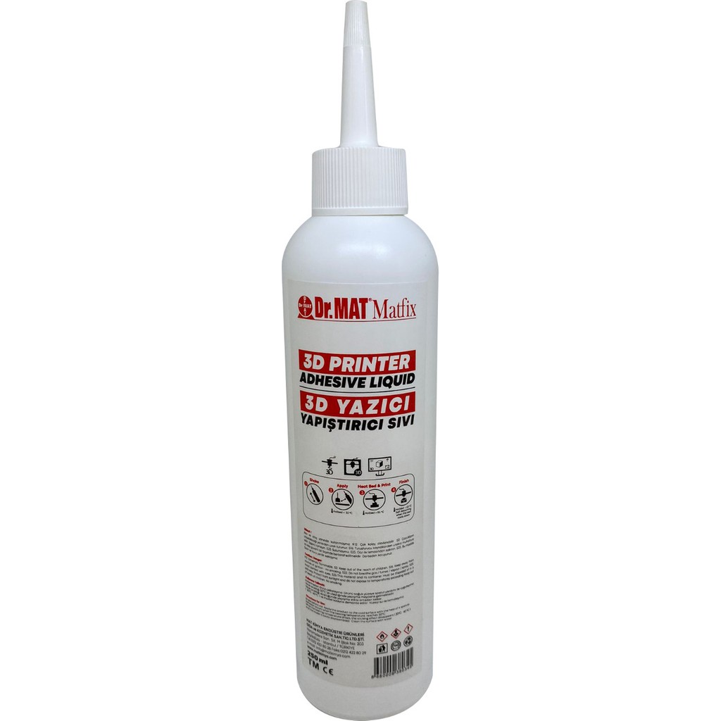 Dr. Mat Matfix 3D Yazıcı Baskı Yapıştırıcı Sıvı 250 ml Diğer Uyumlu Yazıcı Modelleri İçin Yazıcılar Fiyatı