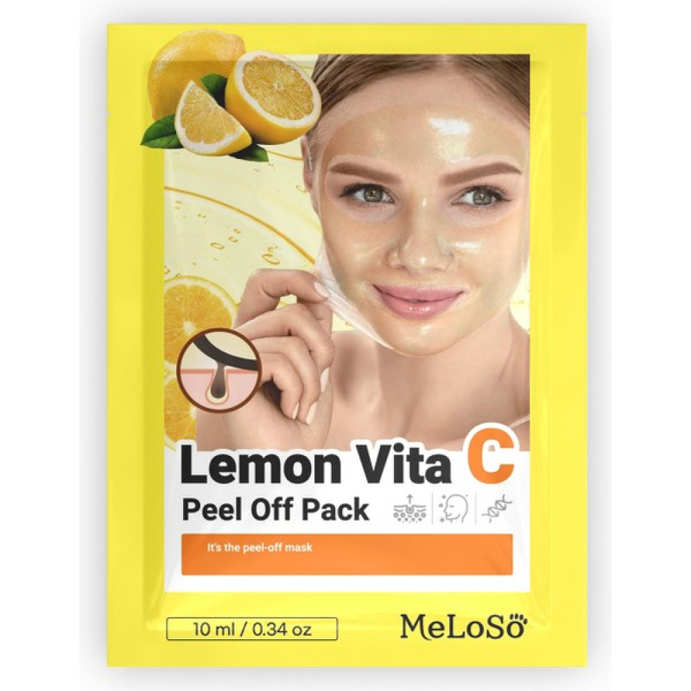 Dr. Meloso Aydınlatıcı ve Nemlendirici Limonlu Peel Off Yüz Maskesi C Vitamini 20'li Kore Maskeler Fiyatı