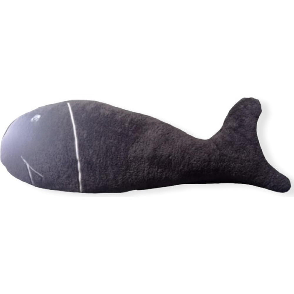 Dr. Micro Peluş Balık Yastık Uyku Arkadaşı 55CM - Antrasit Bebek Oyuncakları Fiyatı
