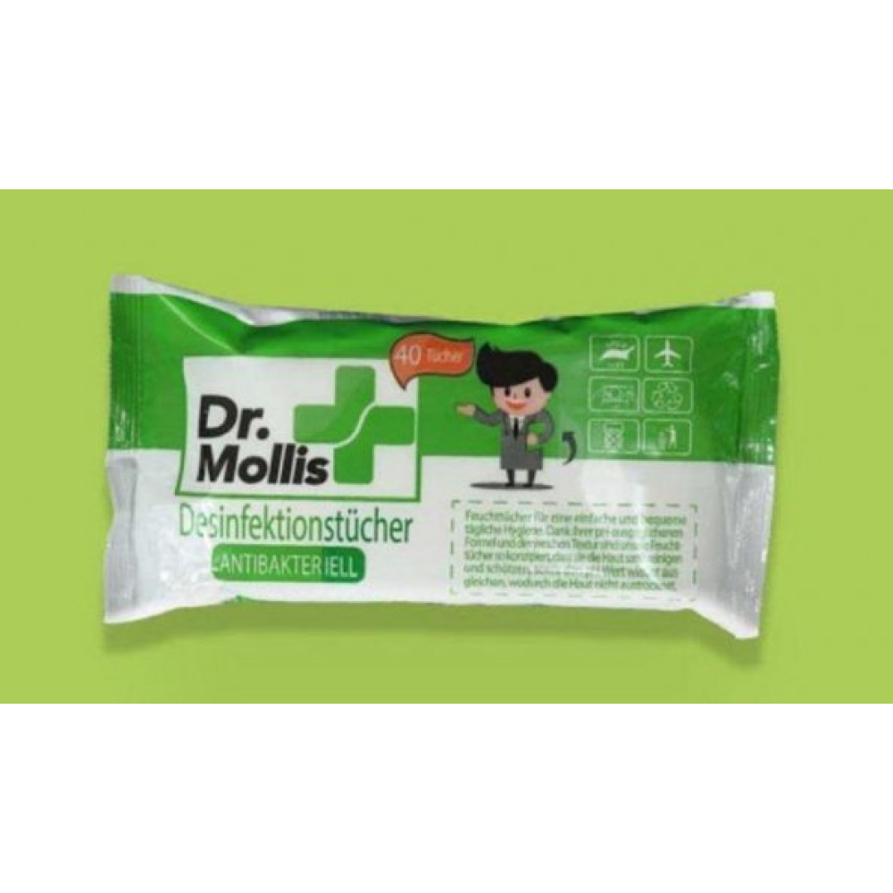 Dr. Mollis Antibakteriyel Islak Mendil 40 Li Paket Lavabo Fiyatı