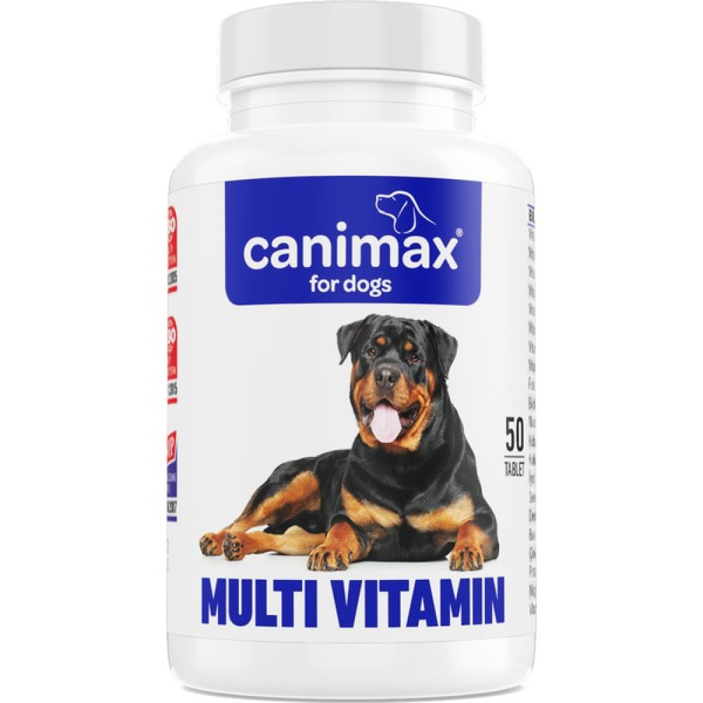 Dr. Natures Canimax Köpek Mutivitamin 50 Tablet Evcil Hayvan Ürünleri Fiyatı