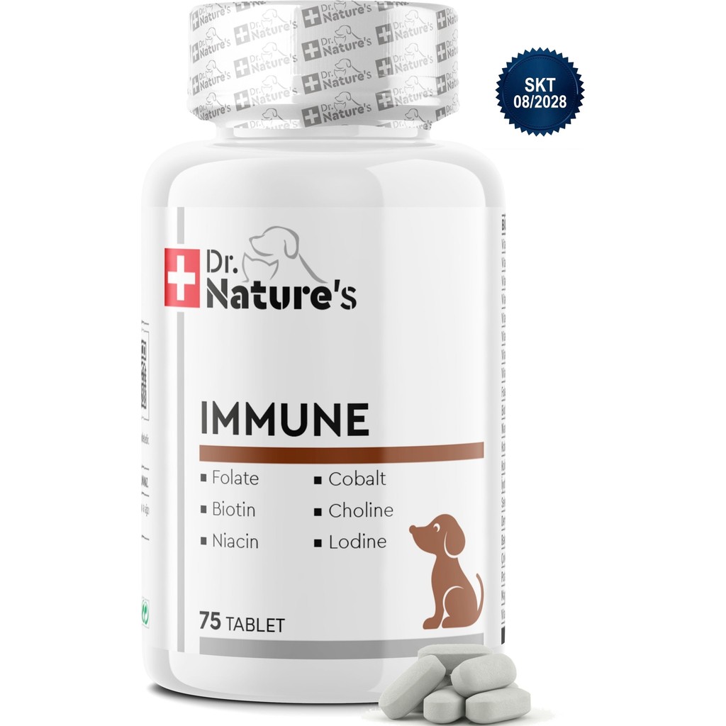 Dr. Nature's Köpek Multivitamin Immune 75 Tablet – Bağışıklık Sistemi Destekleyici Destek Diğer Fiyatı