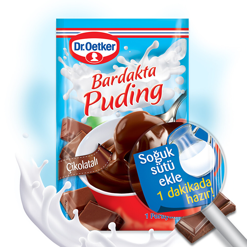 Dr. Oetker Bardakta Puding Çikolatalı1 Porsiyon Unlu Mamüller Fiyatı