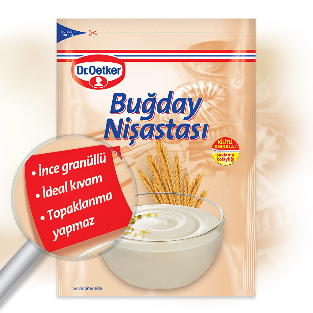 Dr. Oetker Buğday Nişastası 150 G Tatlı ve Pasta Malzemeleri Fiyatı
