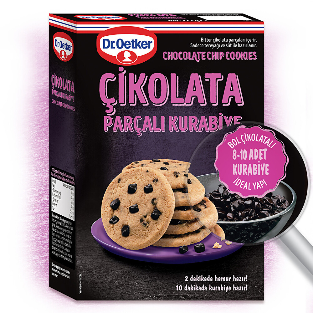 Dr. Oetker Çikolata Parçalı Kurabiye 223 G Unlu Mamüller Fiyatı