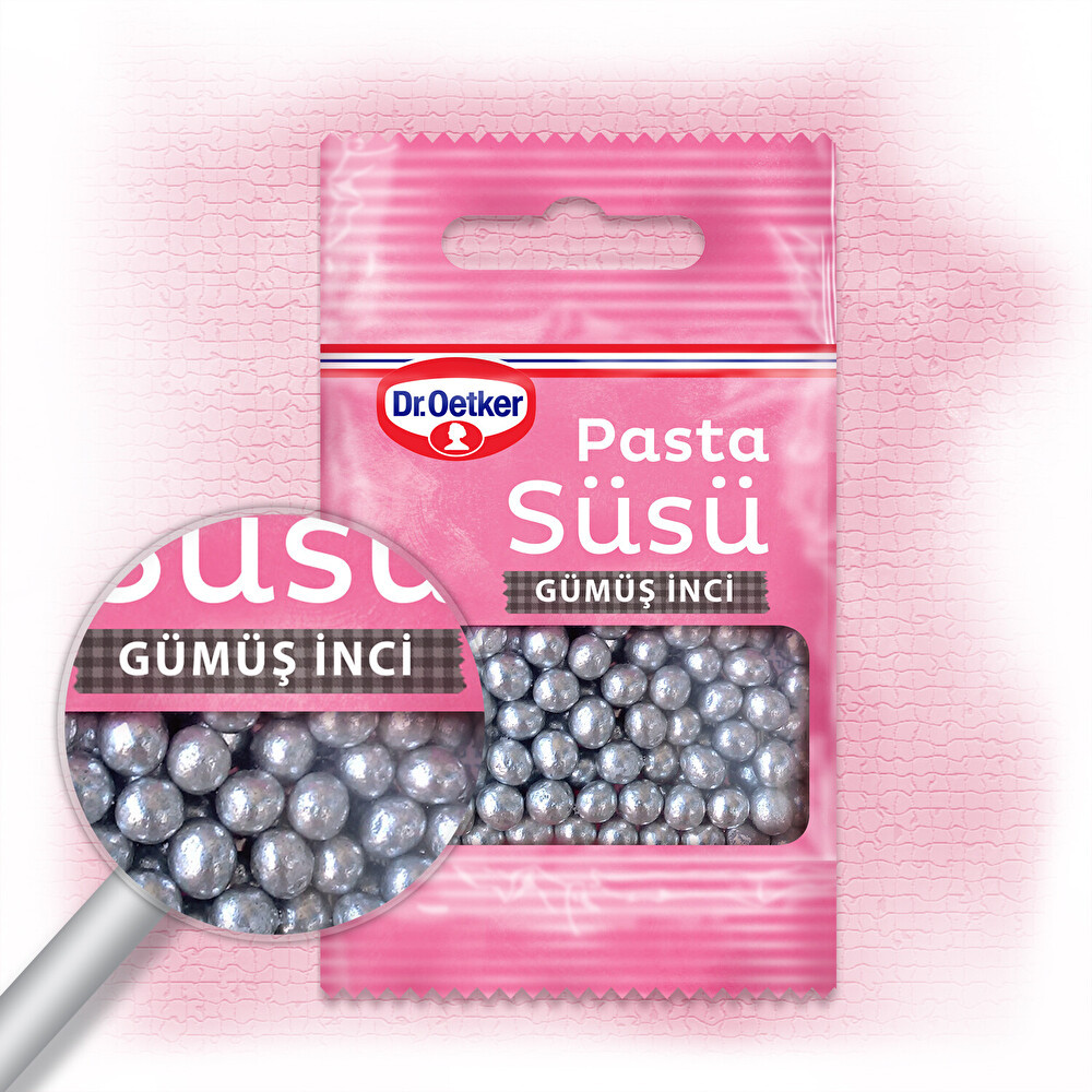 Dr. Oetker Dekor Pasta Süsü Gümüş İnciler 10 G Tatlı ve Pasta Malzemeleri Fiyatı