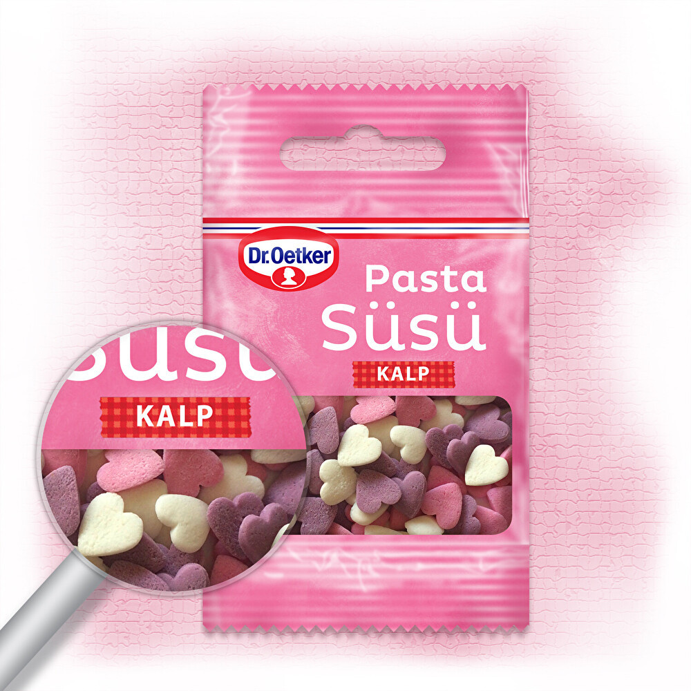 Dr. Oetker Dekor Pasta Süsü Kalpler 10 G Tatlı ve Pasta Malzemeleri Fiyatı