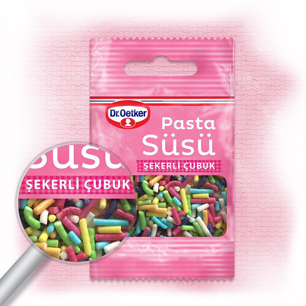 Dr. Oetker Dekor Pasta Süsü Şekerli Çubuk 10 G Tatlı ve Pasta Malzemeleri Fiyatı