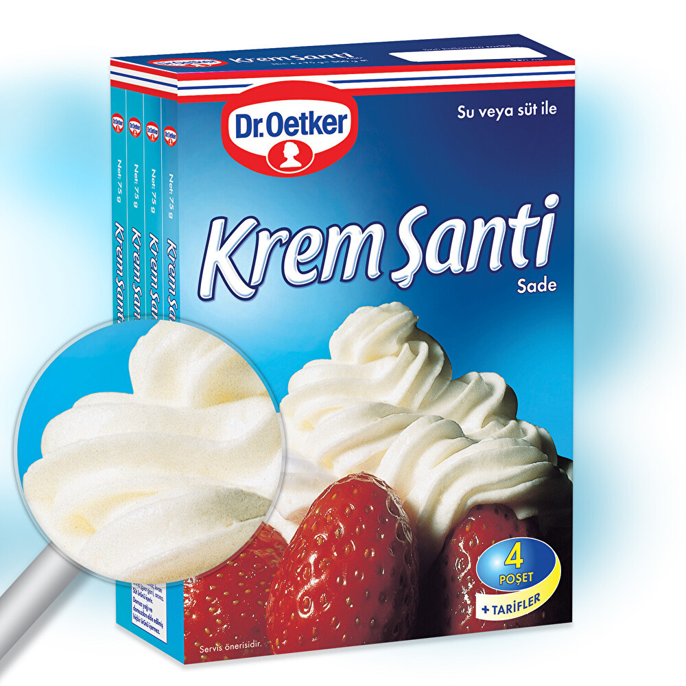 Dr. Oetker Ekonomik Krem Şanti 300 Gr Tatlı ve Pasta Malzemeleri Fiyatı