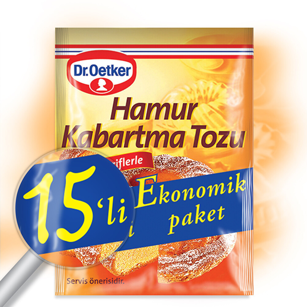 Dr. Oetker Hamur Kabartma Tozu 15'li Tatlı ve Pasta Malzemeleri Fiyatı