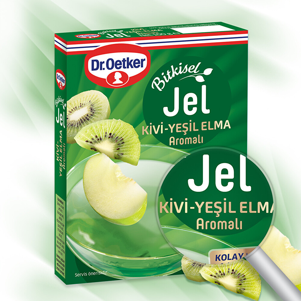Dr. Oetker Kivi-Yeşil Elmalı Bitkisel Jel 100 Gr Unlu Mamüller Fiyatı