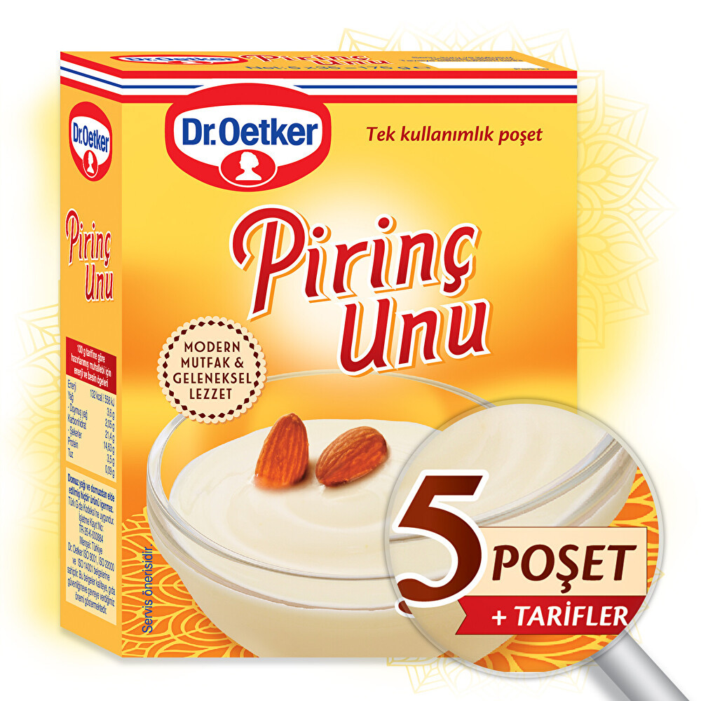 Dr. Oetker Pirinç Unu 5'li 175 Gr Un ve İrmik Fiyatı