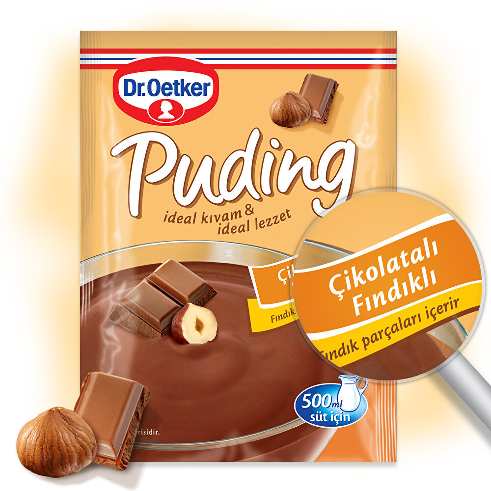 Dr. Oetker Puding Çikolata Fındık Aromalı 102 Gr Unlu Mamüller Fiyatı