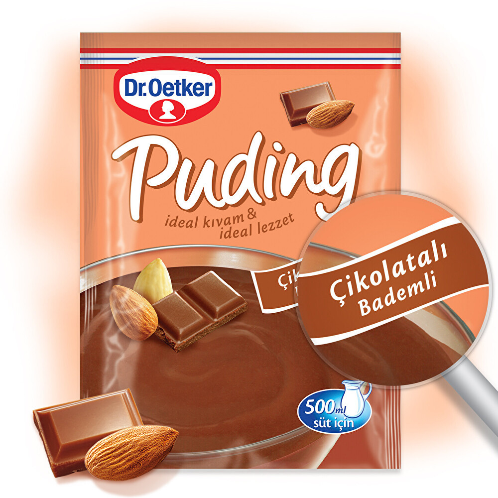 Dr. Oetker Puding Çikolatalı Ve Bademli 104 G Unlu Mamüller Fiyatı