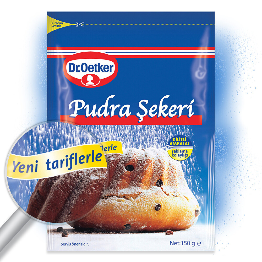 Dr. Oetker Pudra Şekeri 150 G Tatlı ve Pasta Malzemeleri Fiyatı