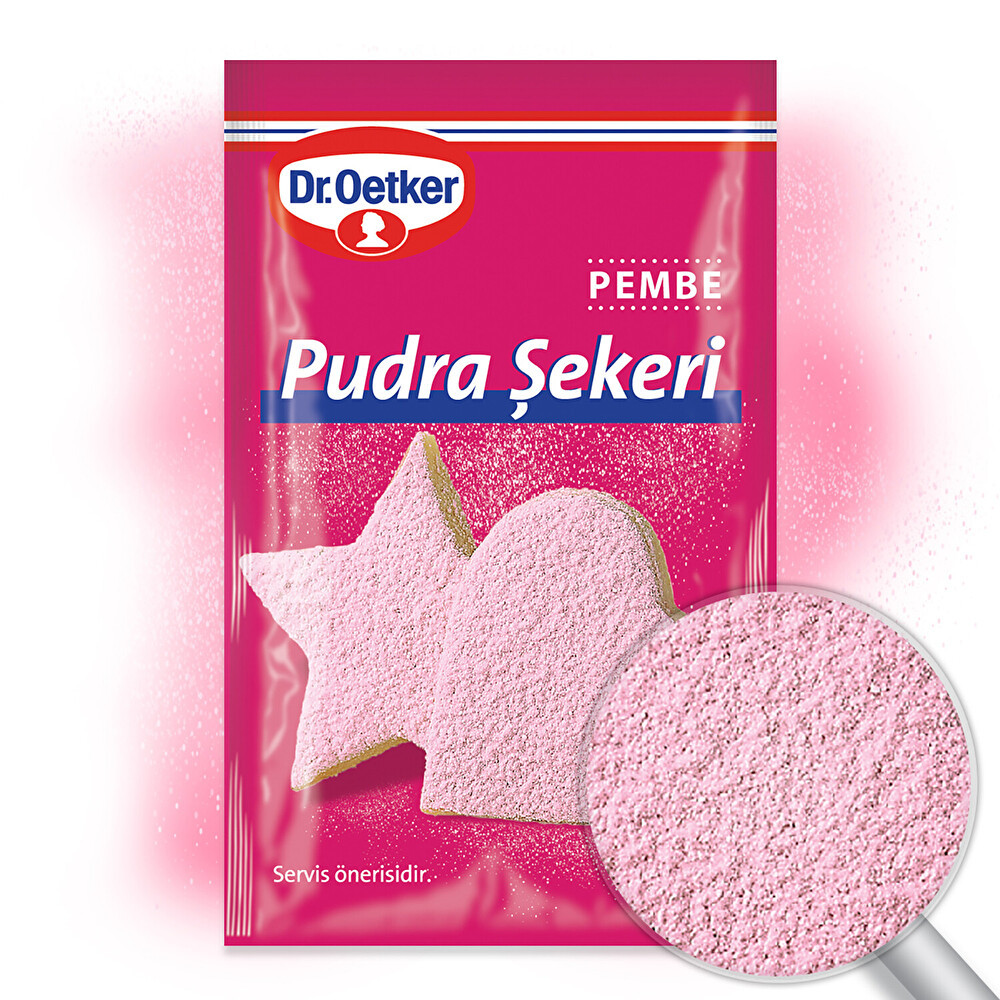 Dr. Oetker Pudra Şekeri-Pembe 15 Gr Tatlı ve Pasta Malzemeleri Fiyatı