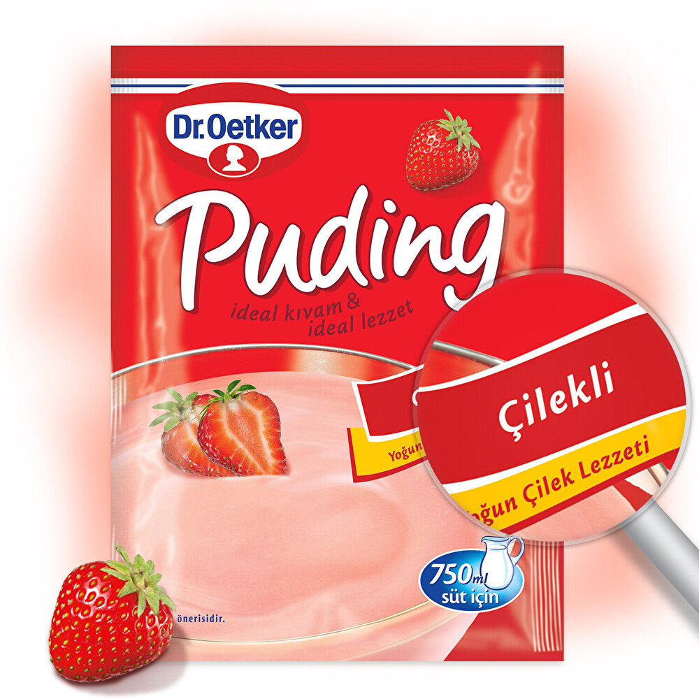 Dr. Oetker Toz Puding Çilek Aromalı 125 Gr Unlu Mamüller Fiyatı