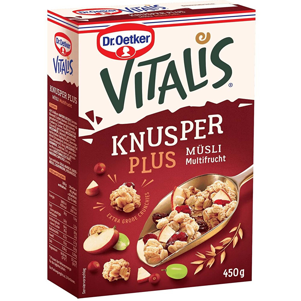 Dr. Oetker Vitalis Multı Meyveli Çıtır Müsli 450 G Kahvaltılık Gevrek Fiyatı